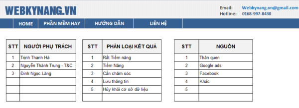 Quản lý khách hàng excel PRO - Image 6