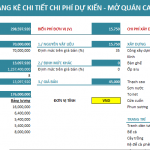 Mẫu lập kế hoạch kinh doanh – Gói VIP