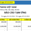 bao cao tam ung tren excel file excel quản lý tạm, sổ tạm ứng nhân viên, theo dõi tạm ứng nhân viên bằng excel