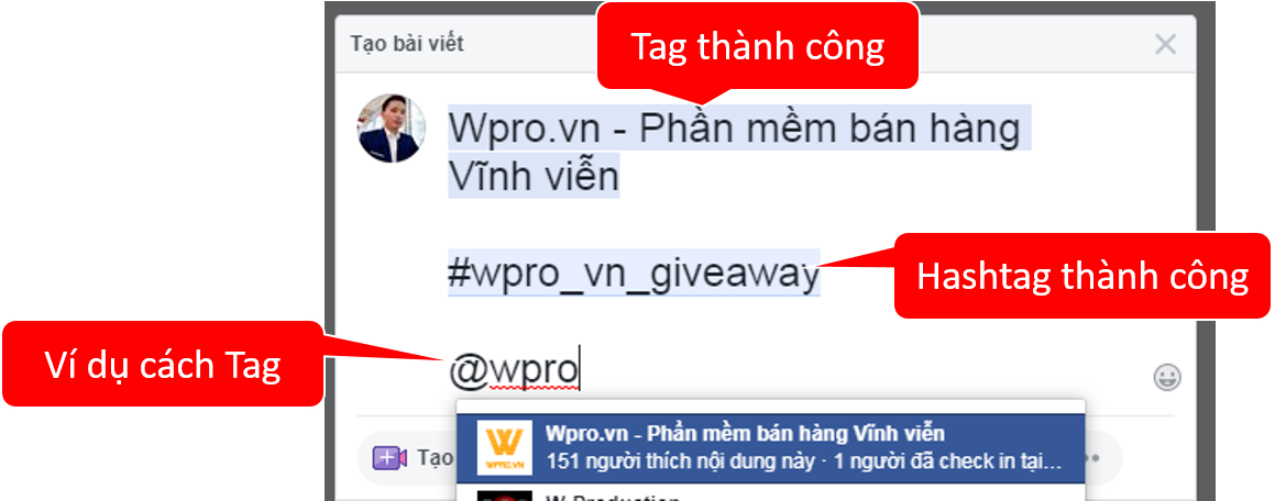 wpro.vn giveaway