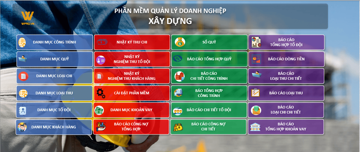 quan ly chi phi cong trinh, quan ly doanh nghiep xay dung, quản lý chi phí công trình