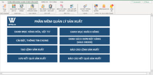 Read more about the article Phần mềm quản lý sản xuất WPRO SX Siêu dễ dùng – Hiệu quả cao